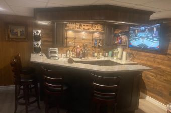 Superior Cabinets Recreation Room Bar
